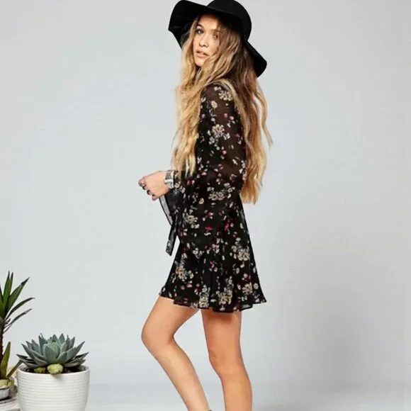 FREE PEOPLE Lilou Floral Dress - Picture 9 of 10